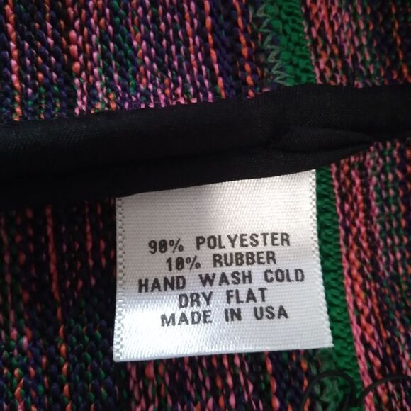 Pleasure Doing Business Colorful Mini Length Bandage Style Skirt Women's Large - Picture 5 of 12